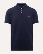 Moose Knuckles Gold Pique Polo