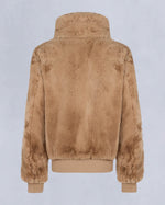 Moose Knuckles Womens Debbie Bomber Gold in Champagne