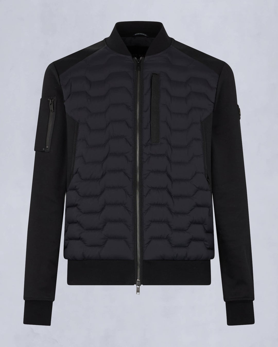 Moose Knuckles Mens Granite Bomber in Black