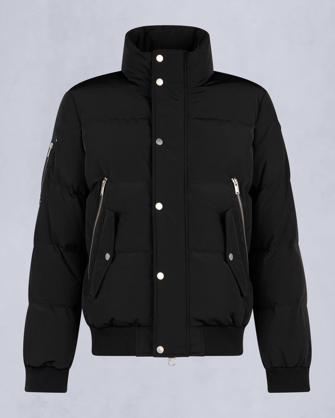 Moose Knuckles Mens High Point Bomber in Black