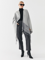 Max Mara Deodara Grey Poncho