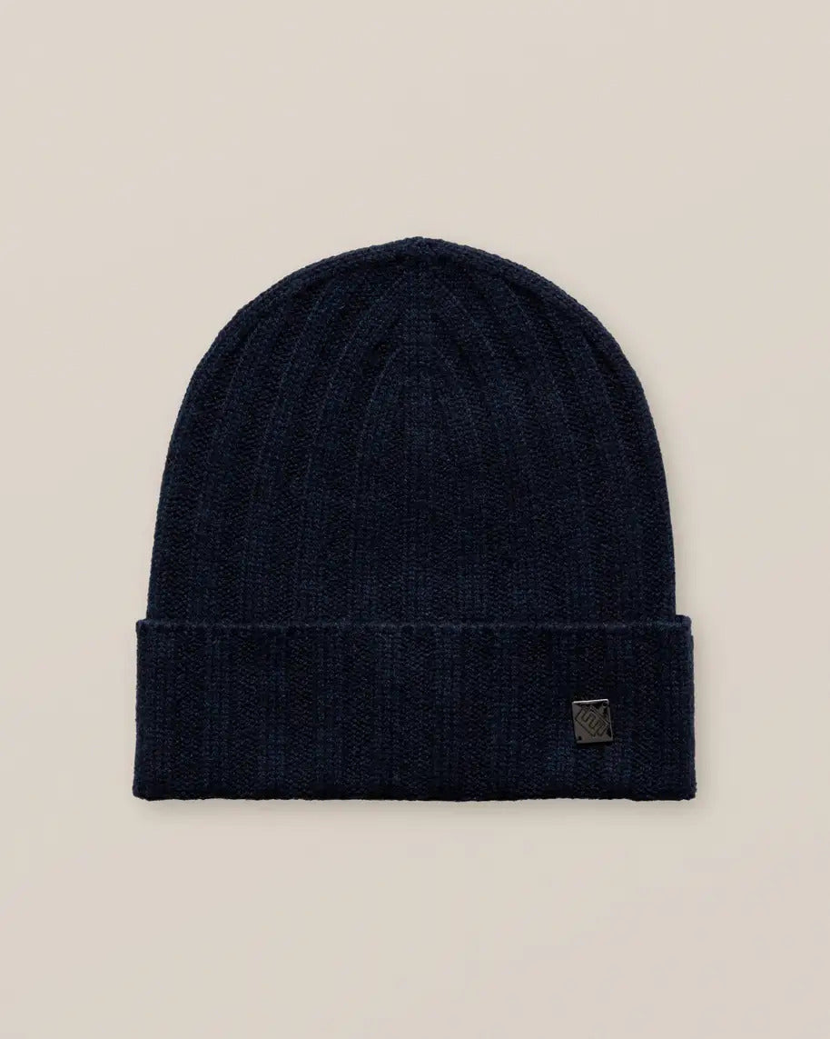 ETON cashmere beanie with metal logo