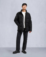 Moose Knuckles Mens Original 3Q Jacket in Black with Black Shearling