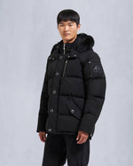 Moose Knuckles Mens Original 3Q Jacket in Black with Black Shearling