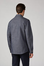 PAL ZILERI Cotton and linen overshirt