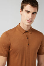 PAL ZILERI Knitted polo with buttons