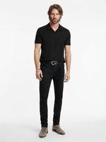 John Varvatos Short Sleeve Pique Polo