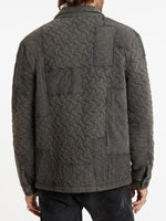 John Varvatos Patchwork Quilted Kelp Jacket