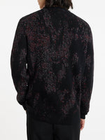 JOHN VARVATOS PYTHON JACQUARD SWEATER