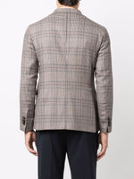 Tagliatore Check-Print Wool Blazer