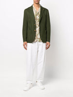 Tagliatore waffle-effect single-breasted blazer