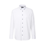 Bugatti Easy Care Long Sleeve White Shirt