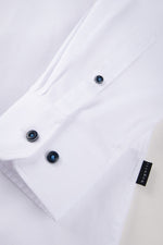 Bugatti Easy Care Long Sleeve White Shirt
