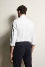 Bugatti Easy Care Long Sleeve White Shirt