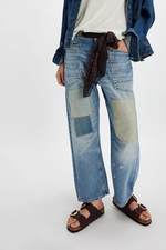 Free People Moxie Pull-On Barrel Jeans