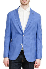 Angelo Nardelli Two-Button Blazer in Blue