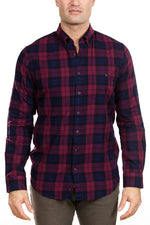 Brax - Dries Check Shirt - Red