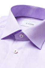 Eton Purple Royal Twill Contemporary Fit Shirt