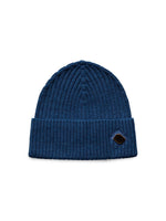 ETON Rib-knit wool beanie with embroidered logo