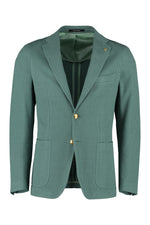 Tagliatore Single-Breasted Two Button Jacket Green