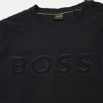 Boss REGULAR-FIT T-SHIRT WITH MESH LOGO