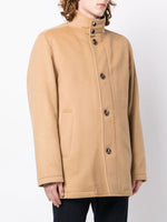 BOSS WOOL-CASHMERE COXTAN COAT WITH INNER LAYER