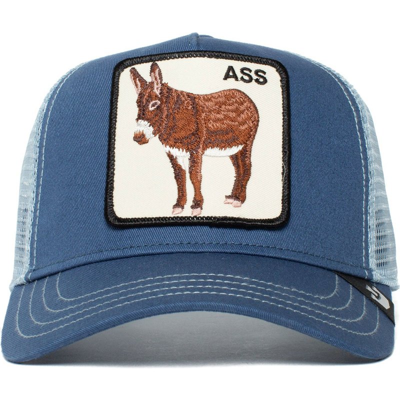 Goorin Bros Donkey The Ass Blue Trucker Hat