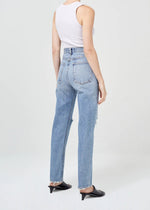 AGOLDE 90's Pinch Waist High Rise Straight in Rule