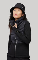 Soia & Kyo ANNICK sustainable mixed media fleece jacket