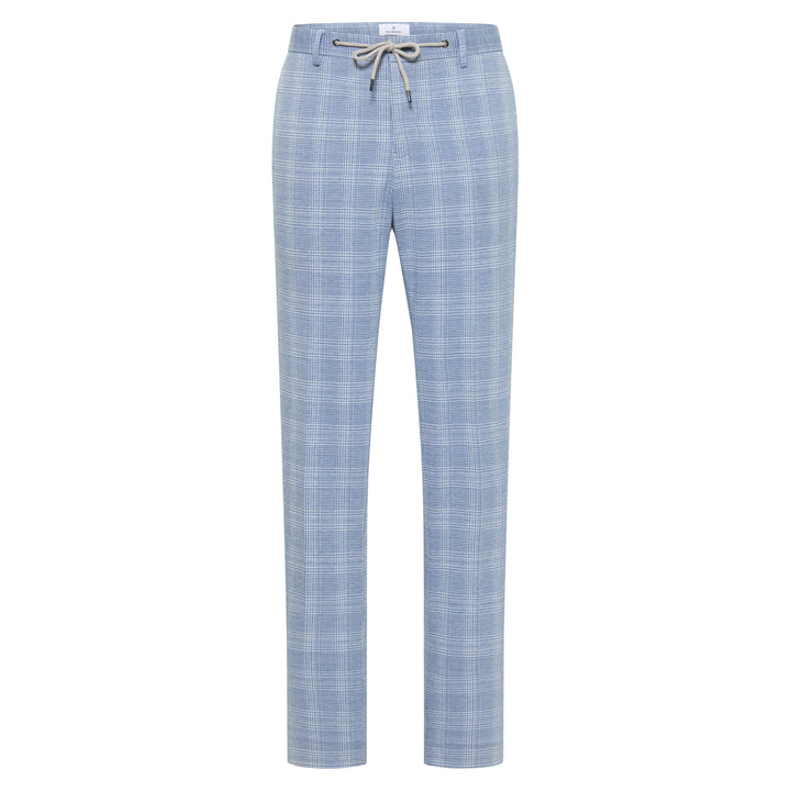 Blue Industry Stretch Window Pane Check Pant
