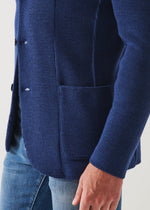 Patrick Assaraf Cardigan Mood Indigo Shirt Jacket