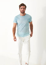Patrick Assaraf Spray Wash Lightweight Pima Cotton T-Shirt