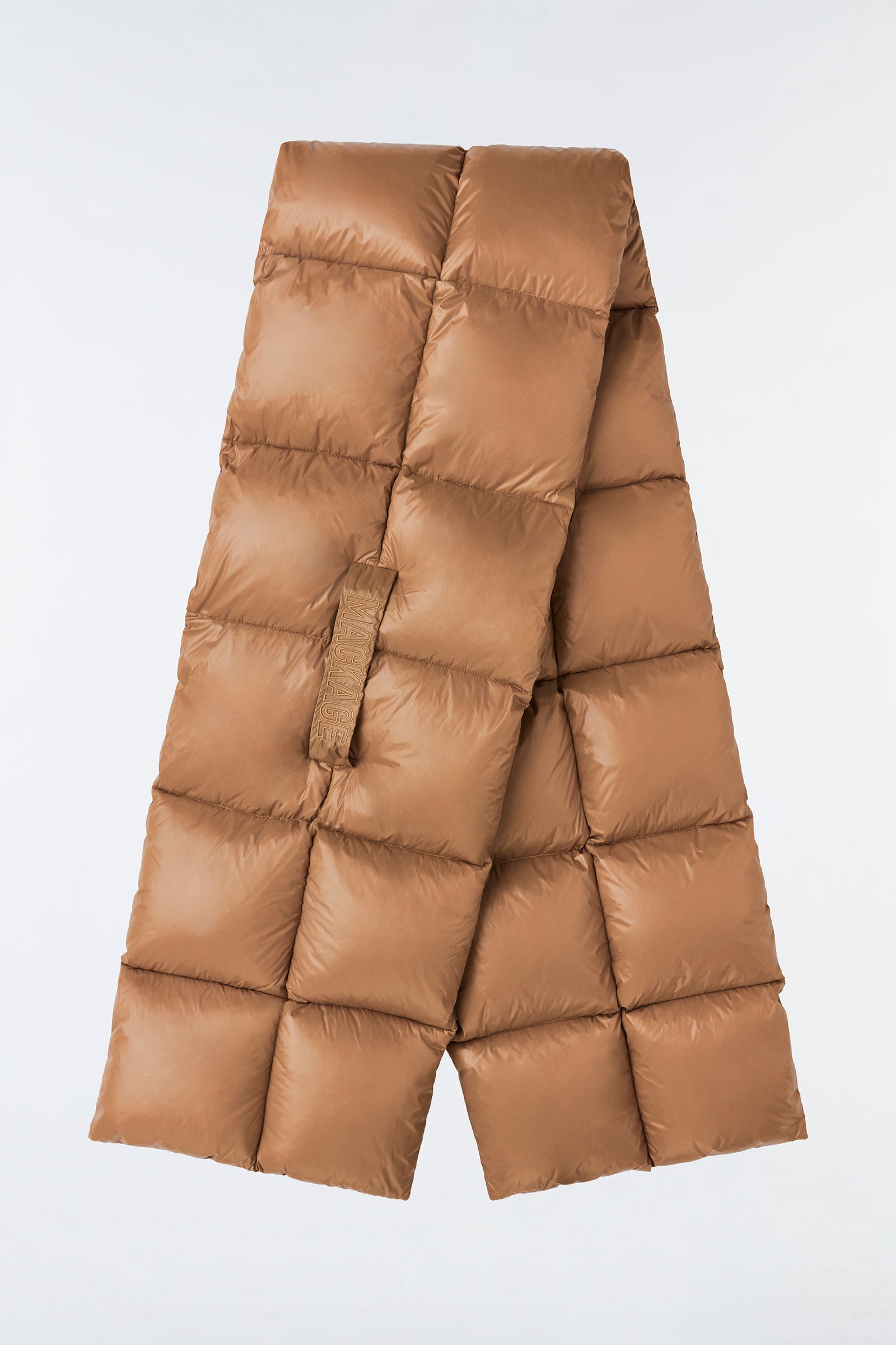 Mackage River C2 Puffed Scarf in Camel