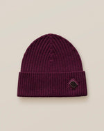 ETON Rib-knit wool beanie with embroidered logo