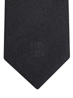 BOSS Italian silk tie with embroidered logo - 6cm