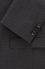 BOSS H-Reymond extra-slim-fit virgin-wool suit with micro pattern