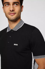 BOSS Paule slim-fit polo in stretch fabric