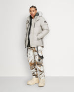 Moose knuckles 3Q Storm Grey Jacket with Natural Shearling