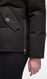 Moose Knuckles Ladies Original 3Q Jacket in Black with Natural Fur