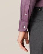ETON Slim Fit Purple Wrinkle-Free Shirt