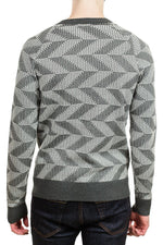J. Lindeberg Vein Chevron Sweater in Grey